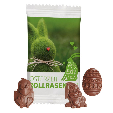 Chocolade paasfiguur in papieren zakje - Topgiving